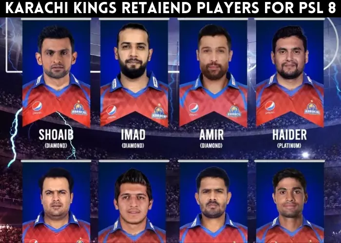 Karachi kings retained players for psl8