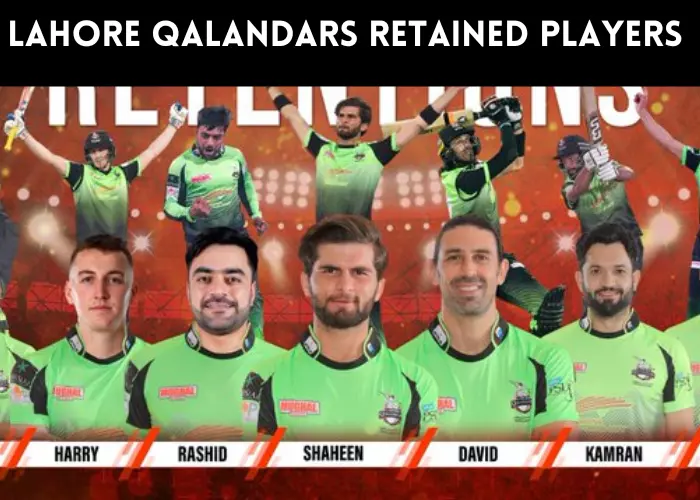 Lahore Qalandars retained players