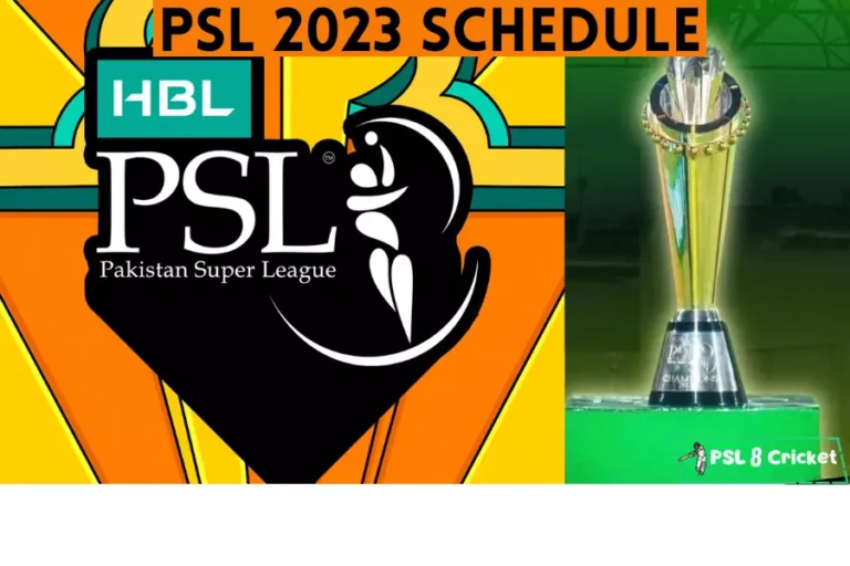 PSL 2023 Schedule | Pakistan Super League Fixture | PSL 8