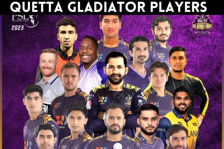 Quetta Gladiator Players in Pakistan Super League 2023