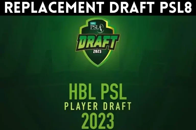 Supplementary and Replacement Draft PSL 8 – HBL PSL 2023