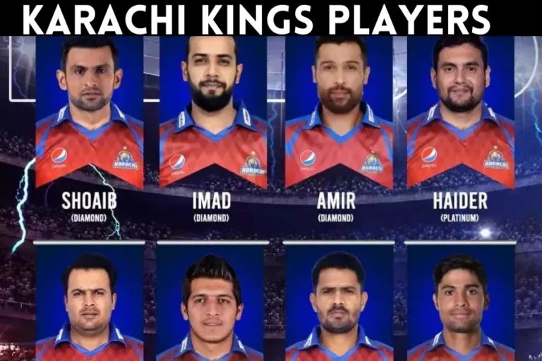 Karachi Kings players List for Pakistan Super League 2023