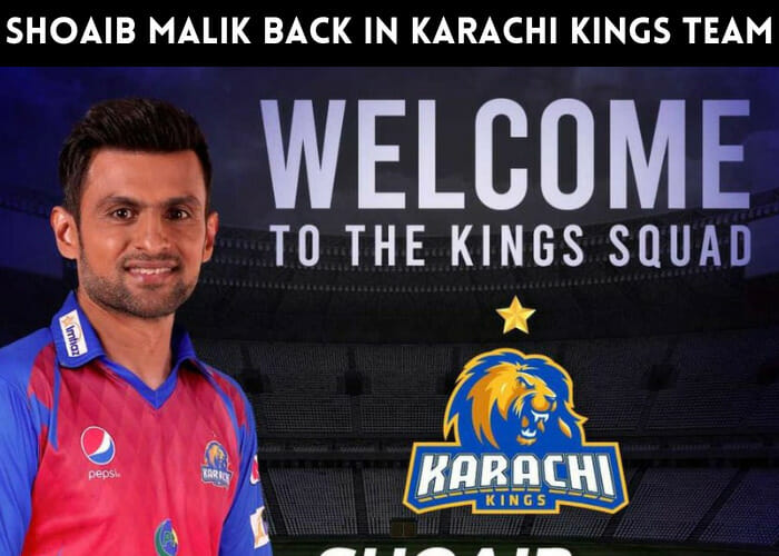 Shoaib Malik back in Karachi kings team