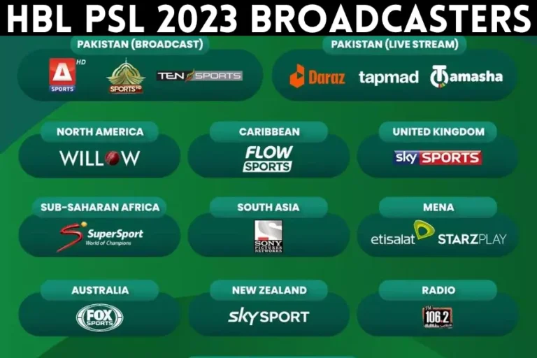 HBL PSL 2023 Broadcasters – Watch PSL 8 Live