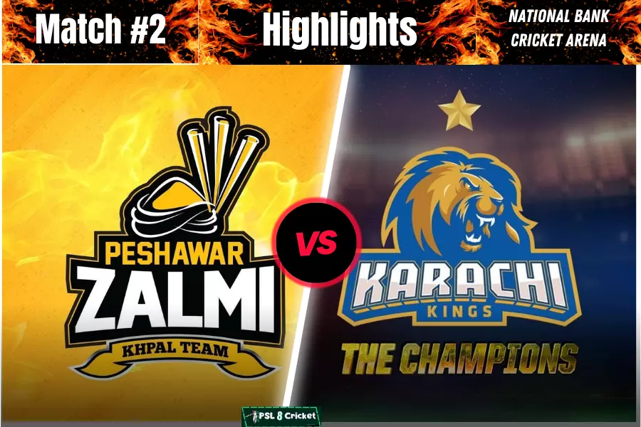 Karachi Kings vs Peshawar zalmi highlights