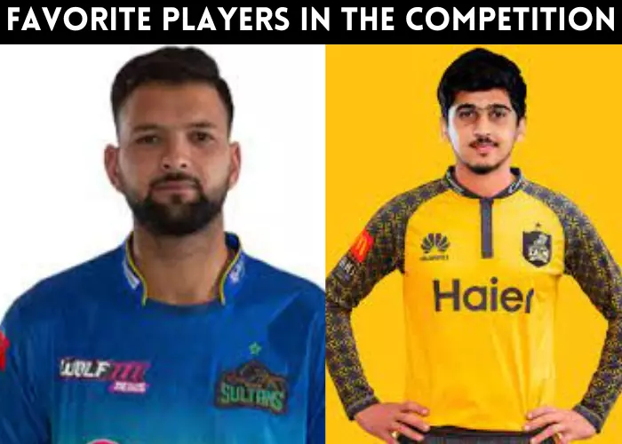 Favorite Players in the Competition