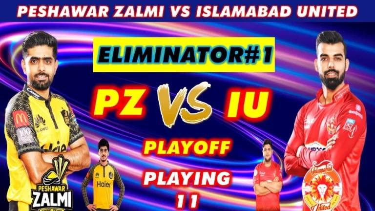 Live PSL 8 Eliminator 1 – IU Vs PZ Live streaming