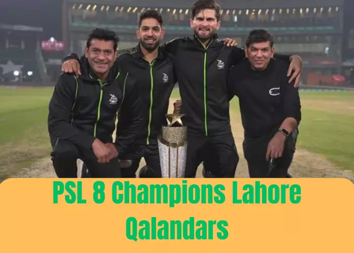 PSL 8 champion Lahore Qalandars