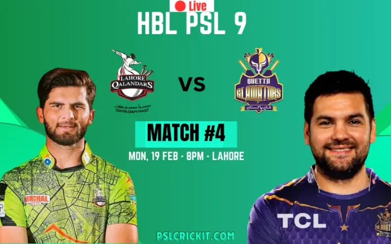 LQ Vs QG Live PSL 9 match#4 [Watch Quetta vs Lahore Live]