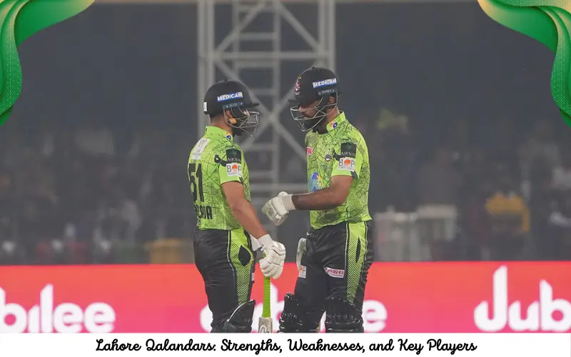Lahore Qalandars Strengths, Weaknesses, and Key Players