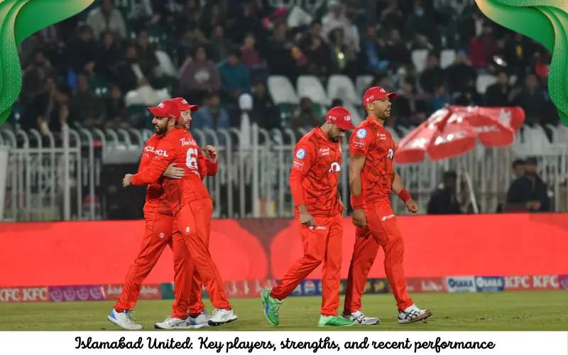 Islamabad United Key players, strengths, and recent performance